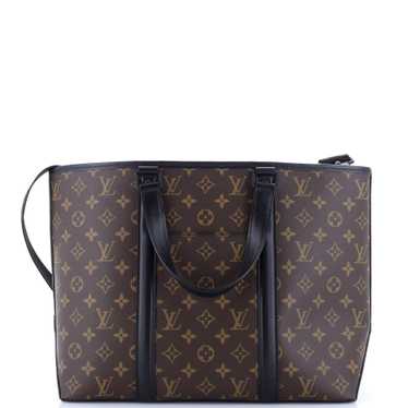 Louis Vuitton Weekend Tote Macassar Monogram Canv… - image 1