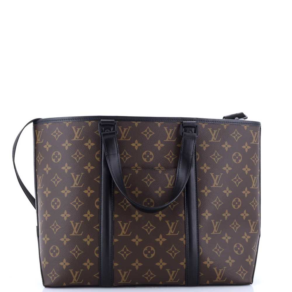 Louis Vuitton Weekend Tote Macassar Monogram Canv… - image 2