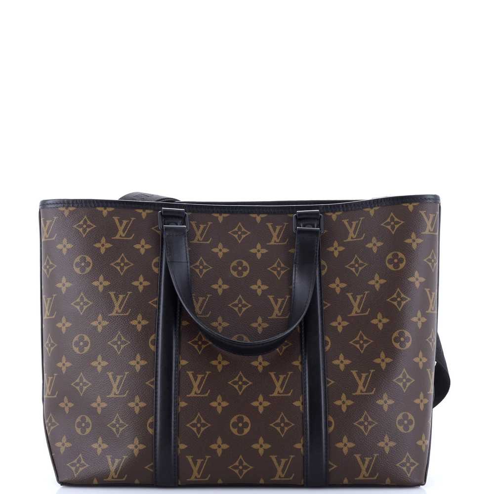 Louis Vuitton Weekend Tote Macassar Monogram Canv… - image 3