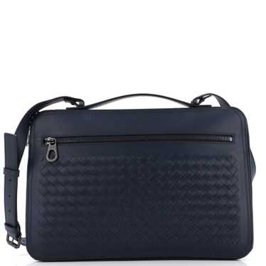 Bottega Veneta Slim Zip Around Briefcase Intrecci… - image 1