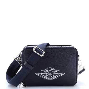 Christian Dior Air Jordan Double Zip Crossbody Po… - image 1