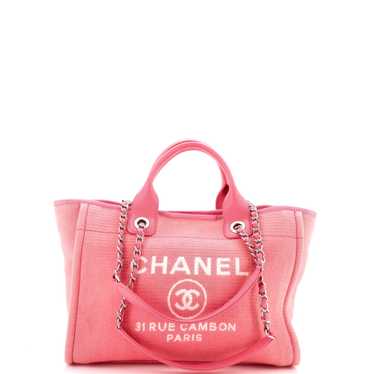 CHANEL Deauville NM Tote Mixed Fibers Small