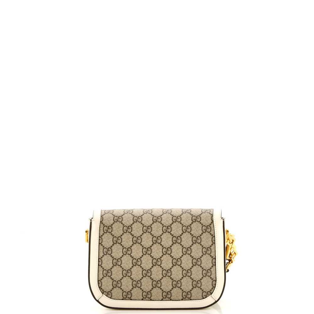 GUCCI Horsebit 1955 Shoulder Bag GG Coated Canvas… - image 3