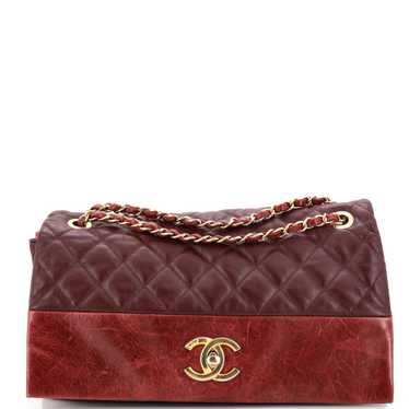 CHANEL Soft Elegance Flap Bag Quilted Distressed … - image 1