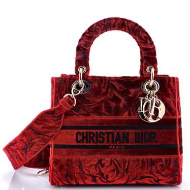 Christian Dior Lady D-Lite Bag Embellished Velvet 