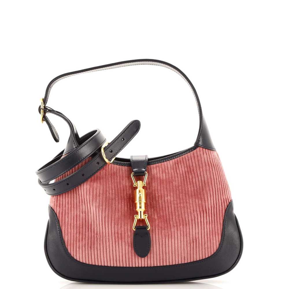 GUCCI Jackie 1961 Hobo Corduroy with Leather Small - image 1