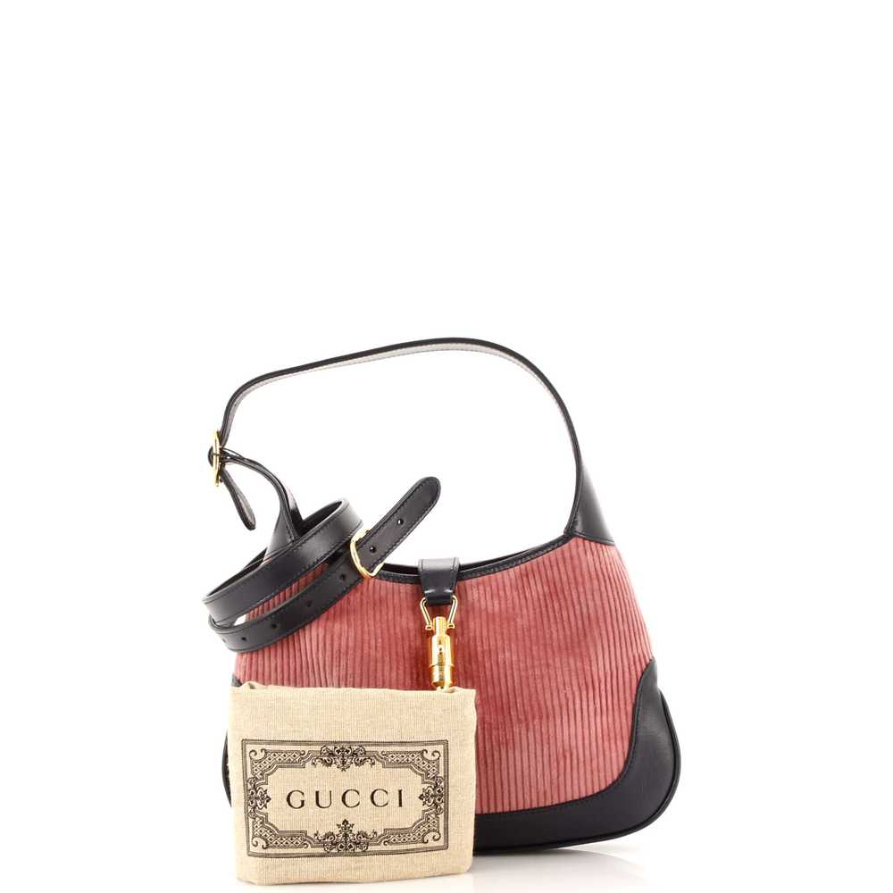 GUCCI Jackie 1961 Hobo Corduroy with Leather Small - image 2