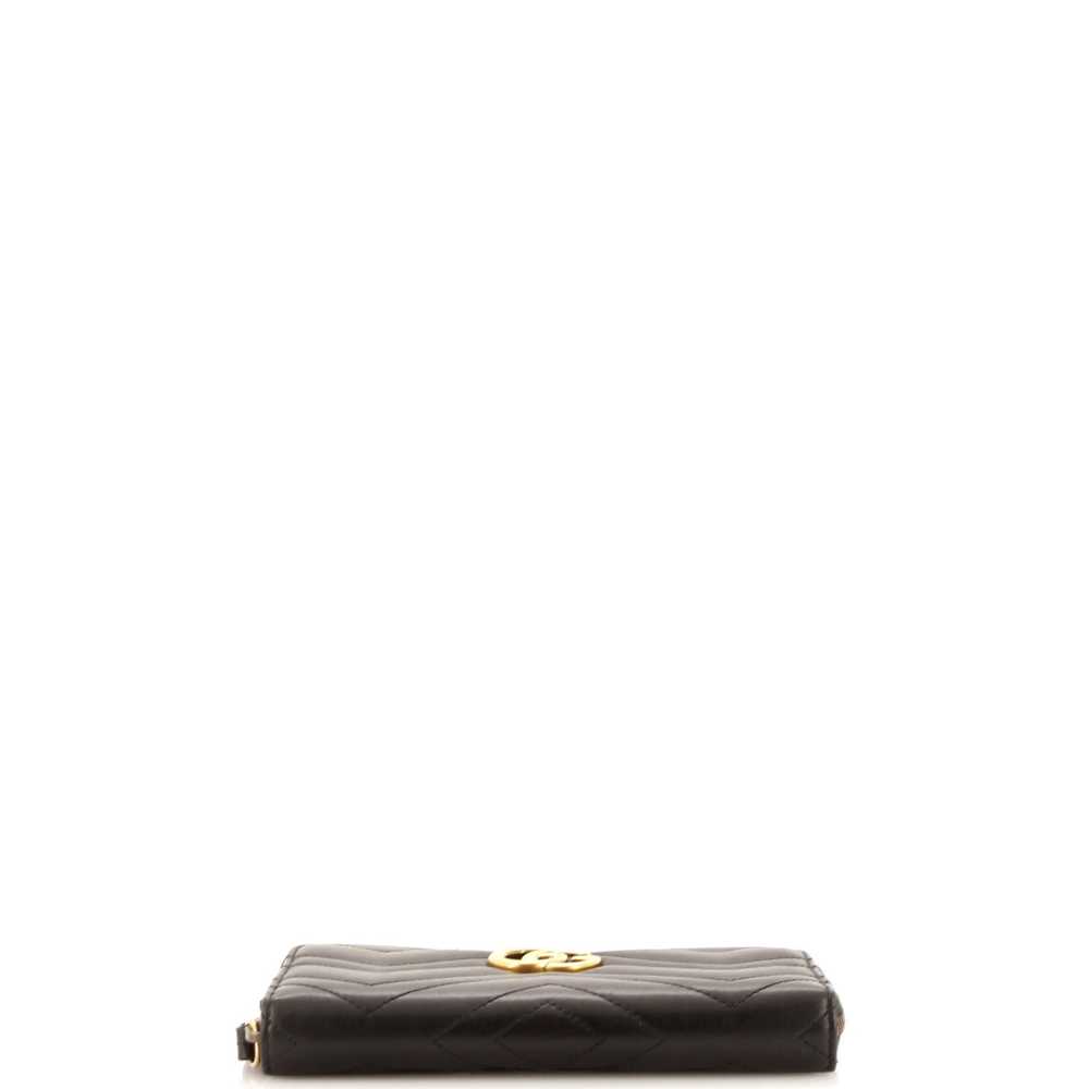 GUCCI GG Marmont Zip Around Wallet Matelasse Leat… - image 4