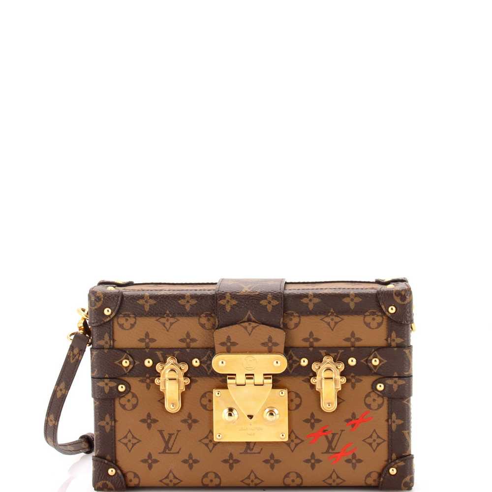 Louis Vuitton Petite Malle Handbag Reverse Monogr… - image 1