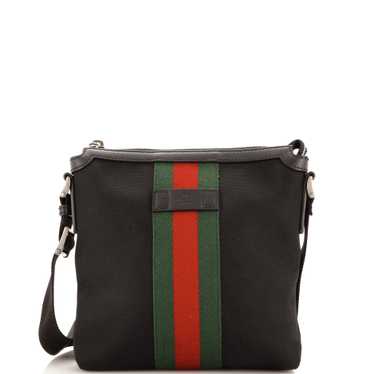 GUCCI Web Messenger Bag Techno Canvas Small