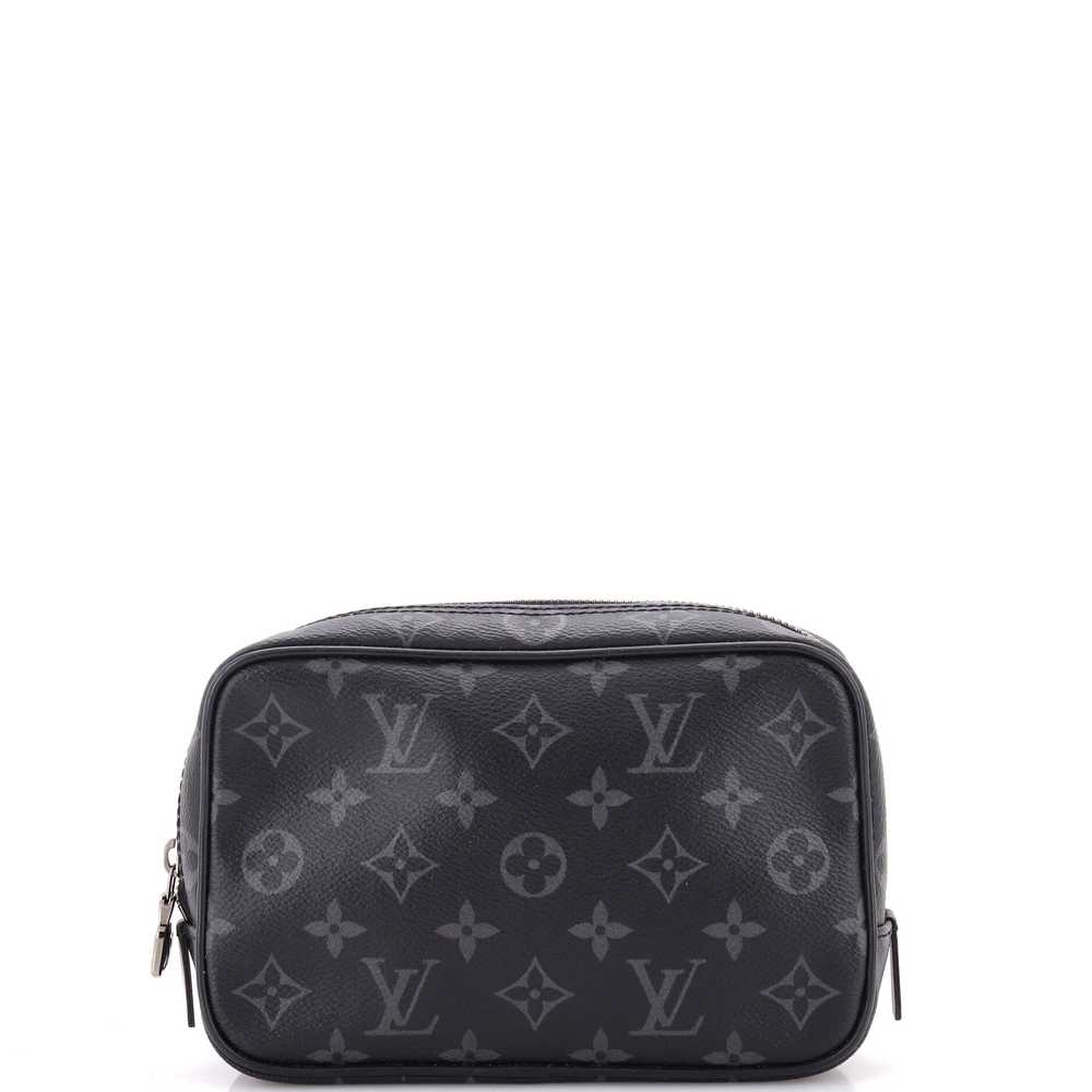 Louis Vuitton Toiletry Pouch Monogram Eclipse Can… - image 1