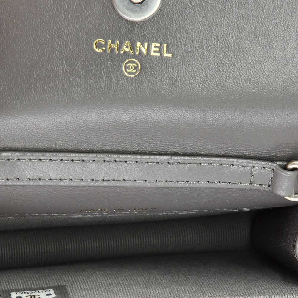 CHANEL 19 Flap Coin Purse Belt Bag Quilted Lambsk… - image 5