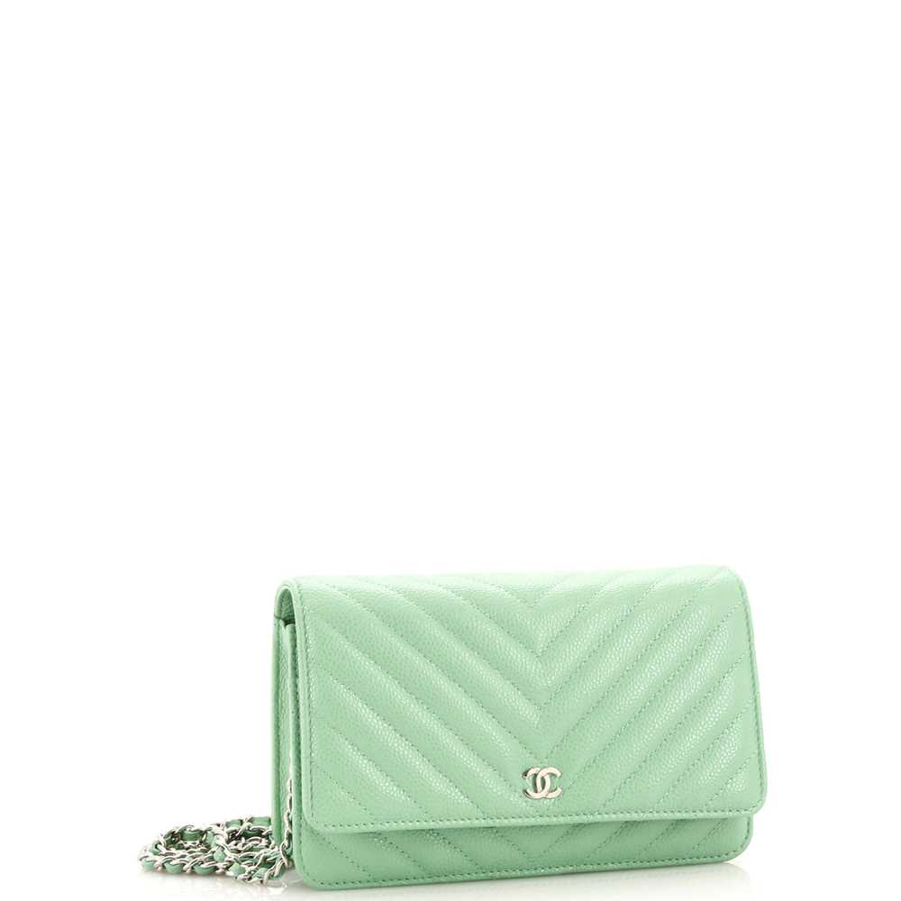 CHANEL Wallet on Chain Chevron Caviar - image 3