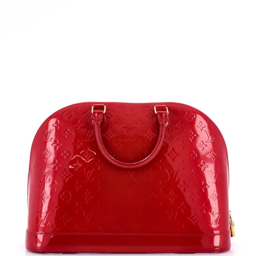 Louis Vuitton Alma Handbag Monogram Vernis GM - image 3