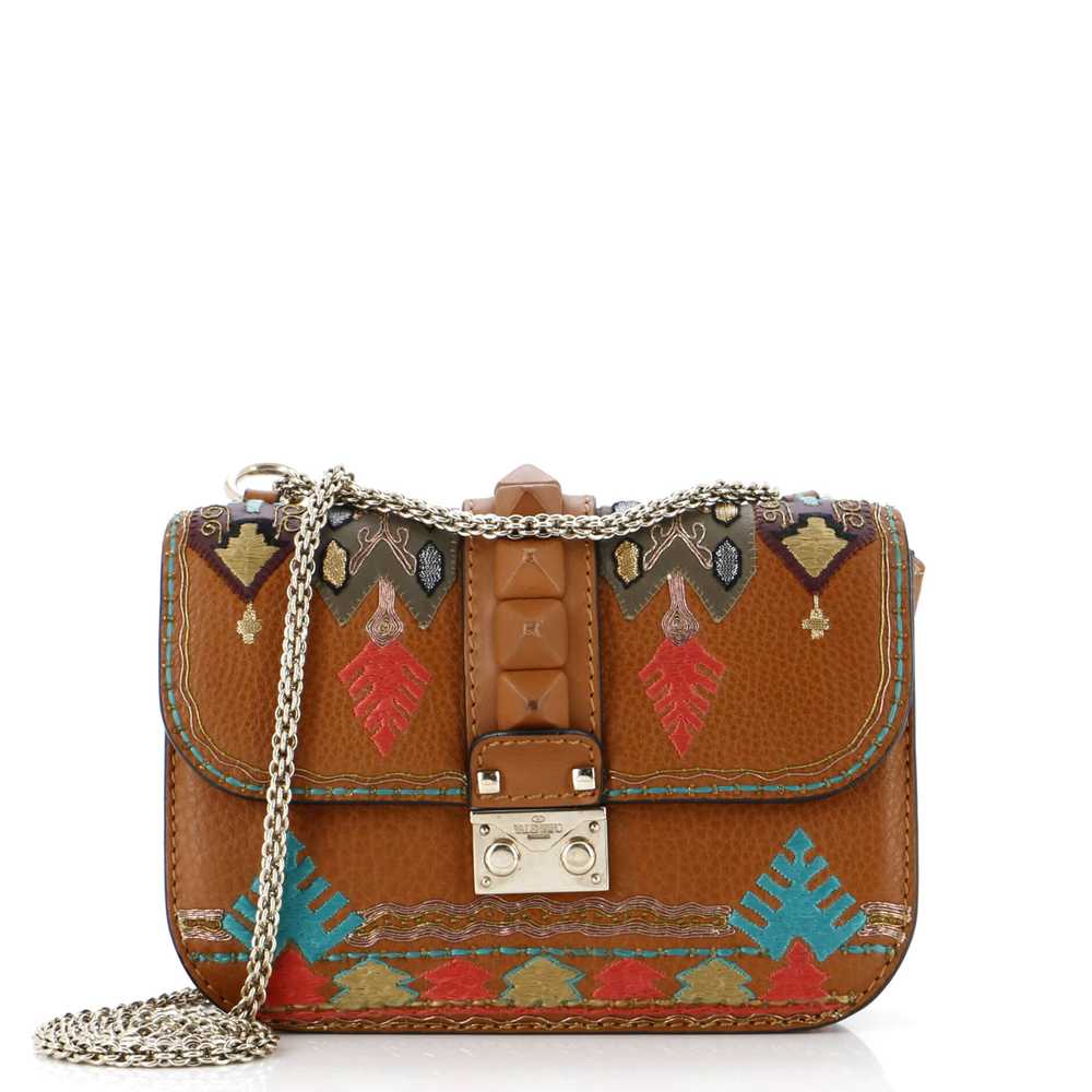 VALENTINO GARAVANI Glam Lock Shoulder Bag Embroid… - image 1