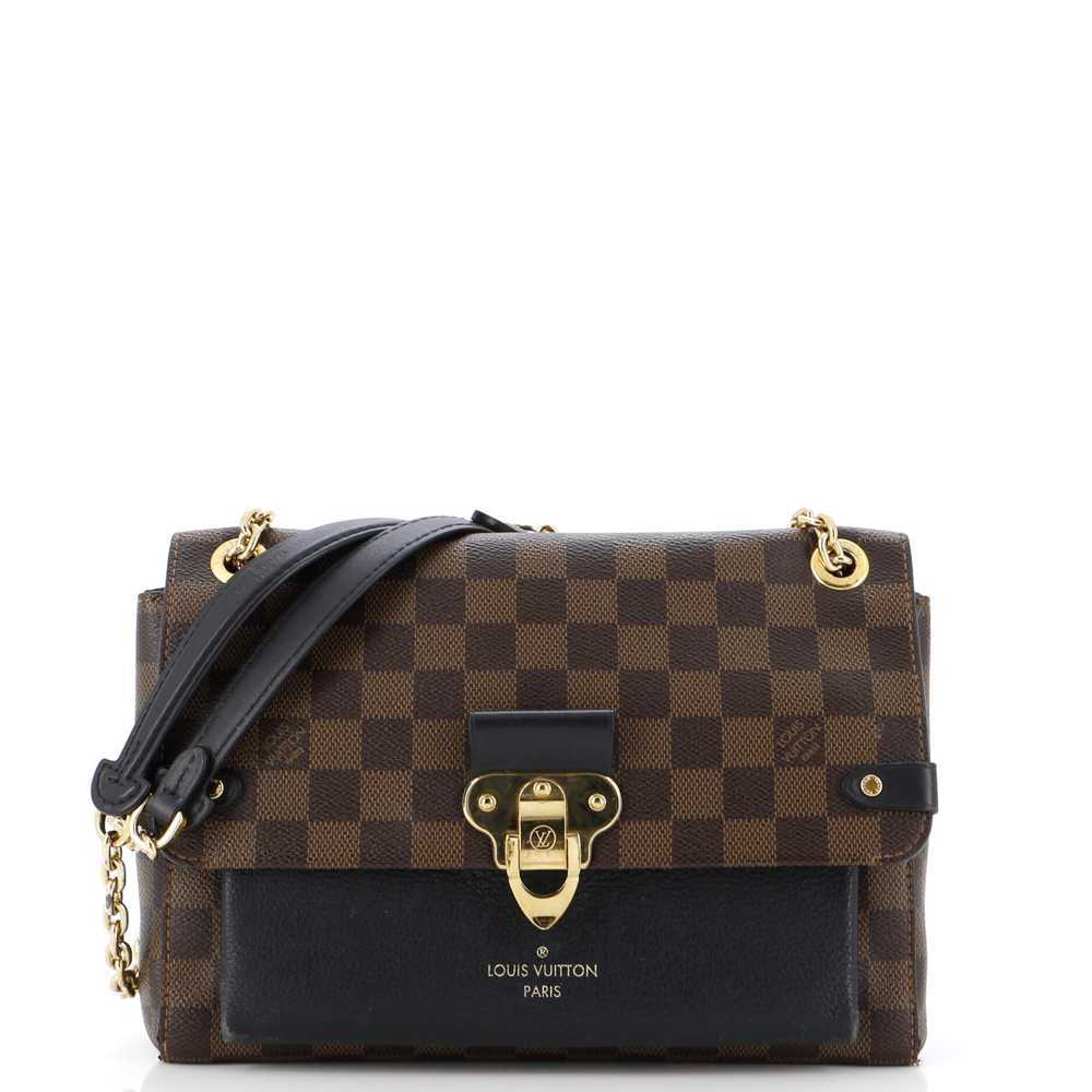 Louis Vuitton Vavin Handbag Damier with Leather PM - image 1