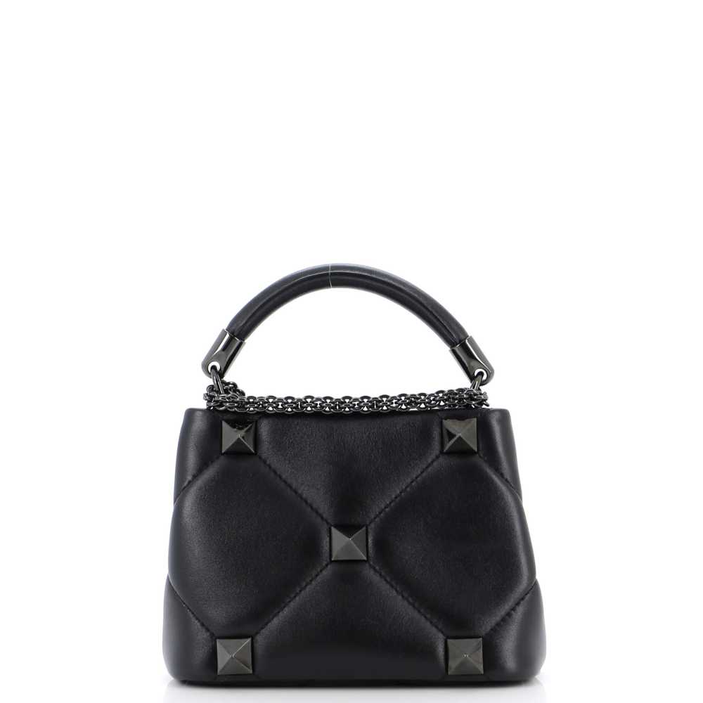 VALENTINO GARAVANI Roman Stud Top Handle Bag Quil… - image 3