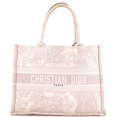 Christian Dior Book Tote Embroidered Canvas Medium - image 1