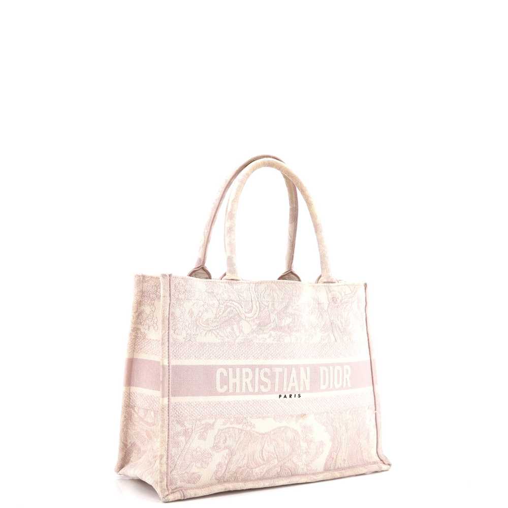 Christian Dior Book Tote Embroidered Canvas Medium - image 2