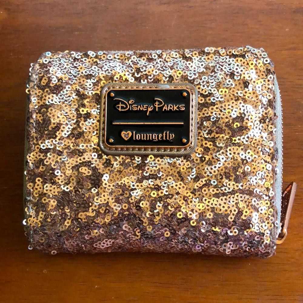 Disney Disney Parks x Loungefly Rose Gold Sequin … - image 2