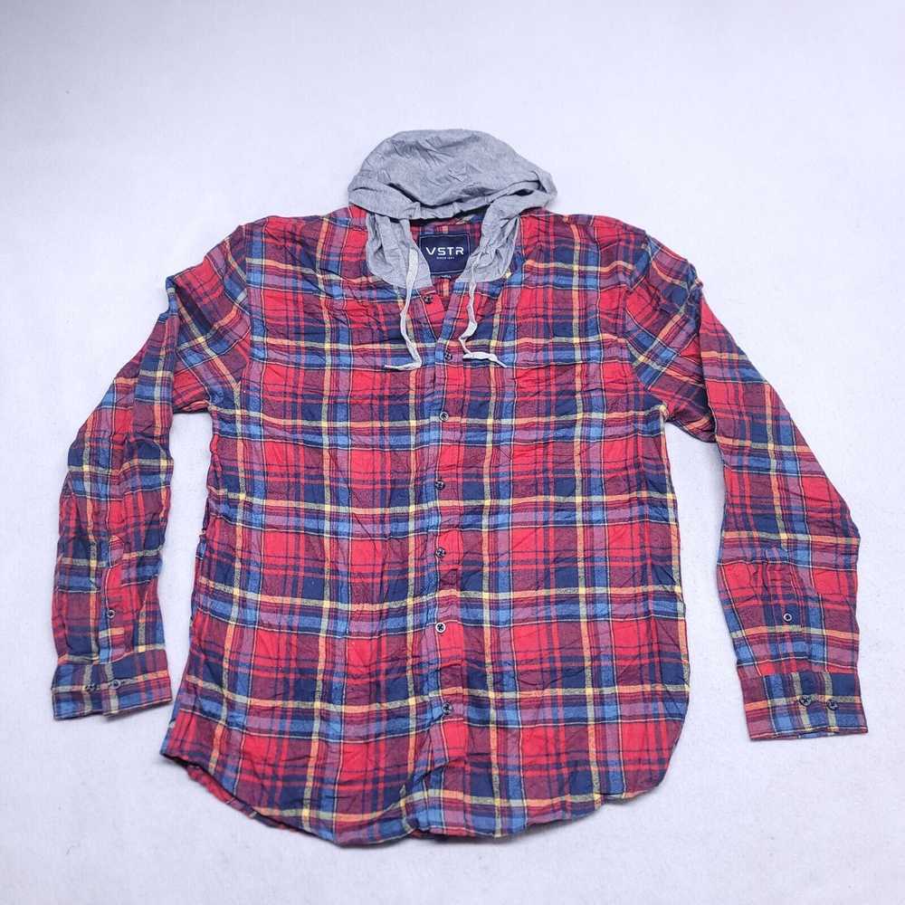 Vstr VSTR Casual Button Up Hoodie Mens Size XL Bl… - image 2