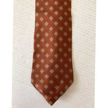 Vintage Authentic Italian Silk Mens Necktie Featu… - image 1