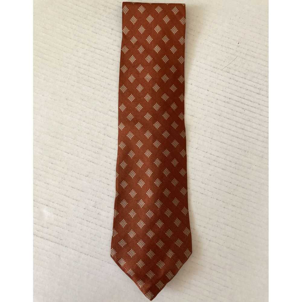 Vintage Authentic Italian Silk Mens Necktie Featu… - image 2