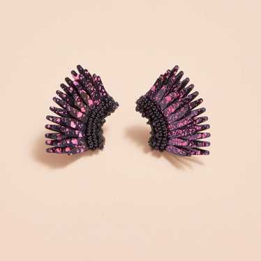 Mignonne Gavigan Micro Madeline Earrings Black Pi… - image 1