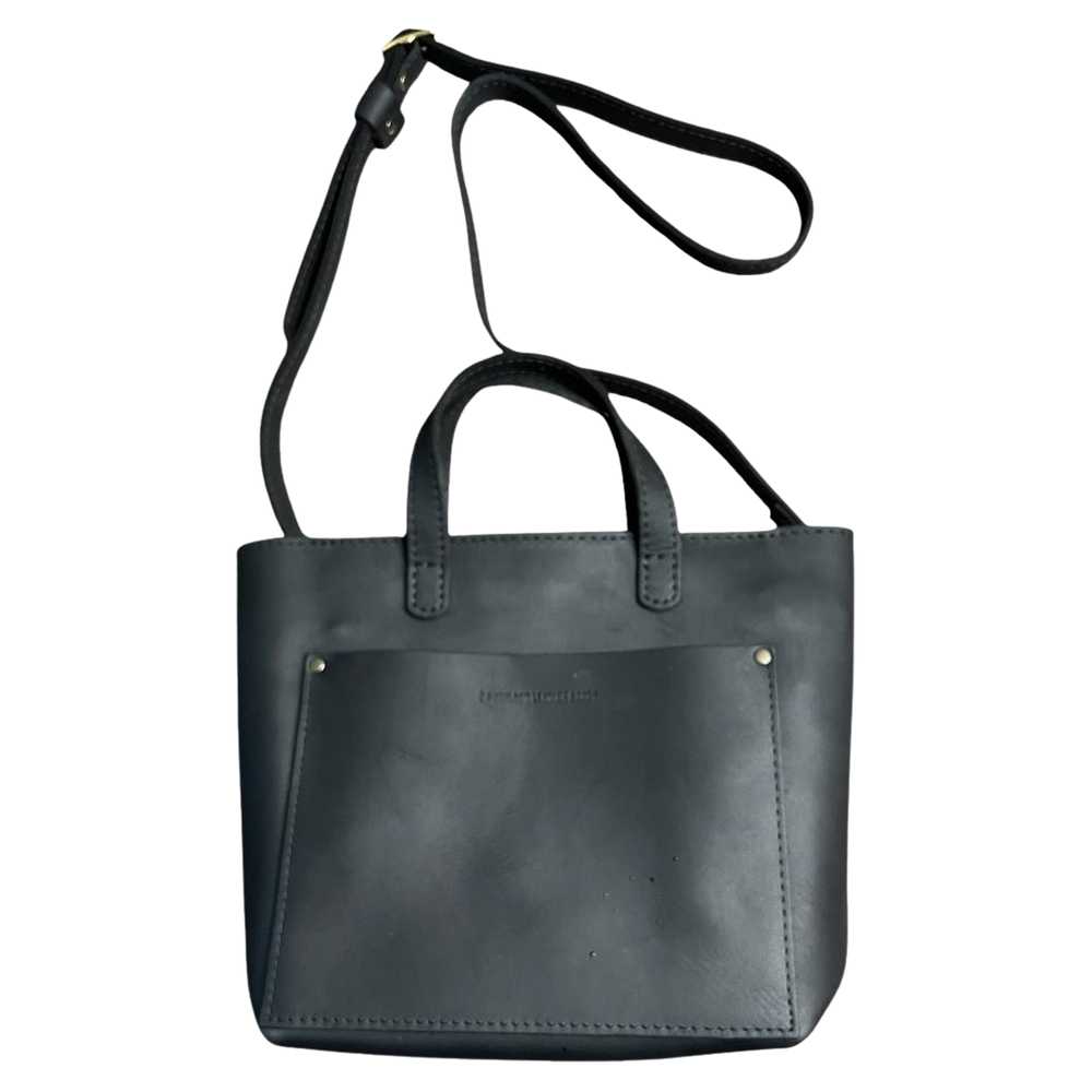 Portland Leather Mini Crossbody Tote - image 1