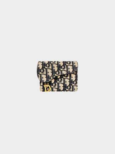 Christian Dior 2020 Oblique Canvas Saddle Card Ca… - image 1