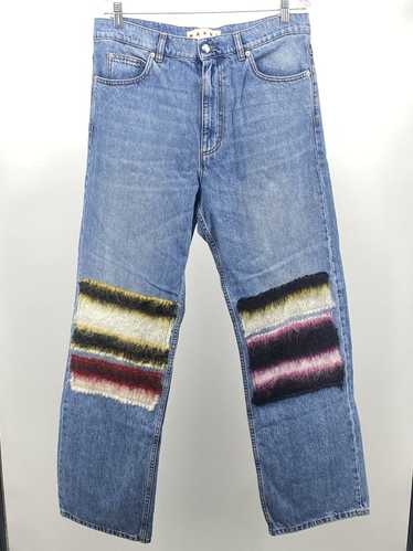 Marni Mohair Patchwork Denim