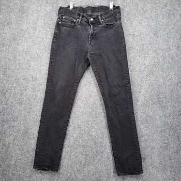 Abercrombie & Fitch Mens Black Denim Rustin Athle… - image 1