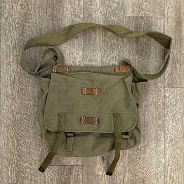 Vintage Military Shoulder Bag, Army Canvas Messenger … - Gem