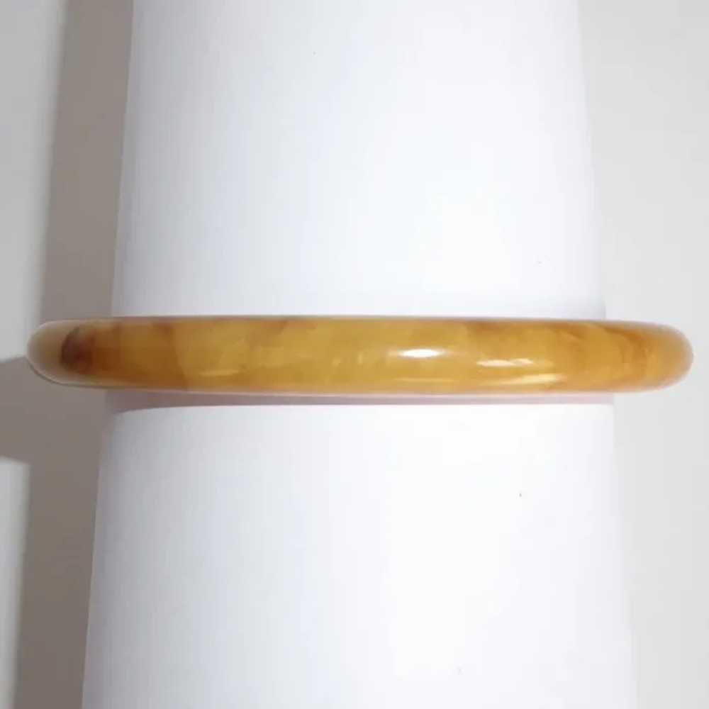 Butterscotch End of the Day Bakelite Bangle Brace… - image 7