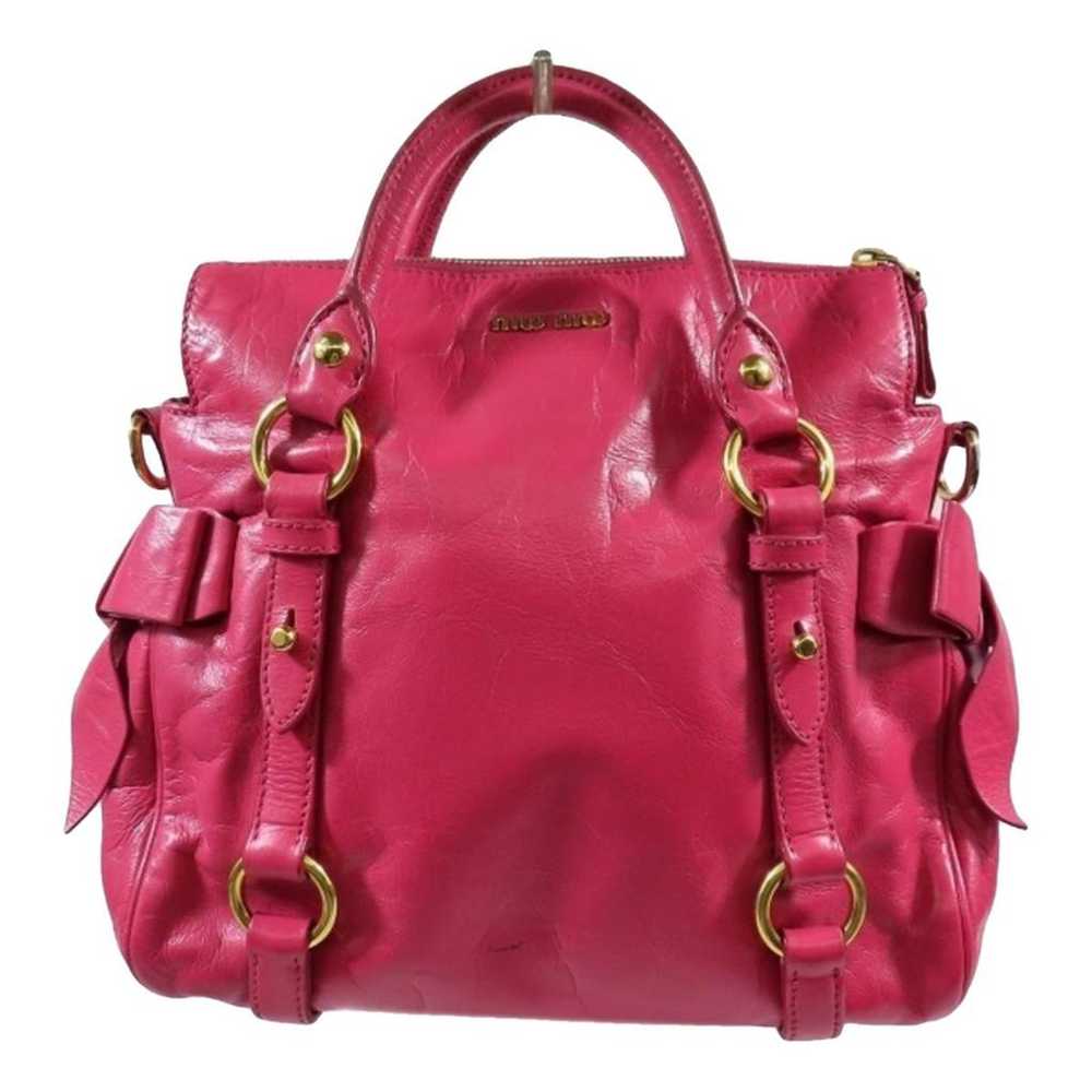 Miu Miu Bow bag leather handbag - image 1