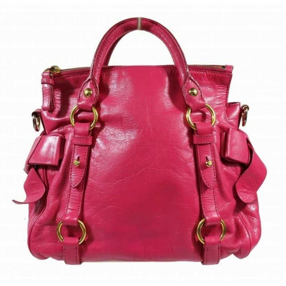 Miu Miu Bow bag leather handbag - image 2