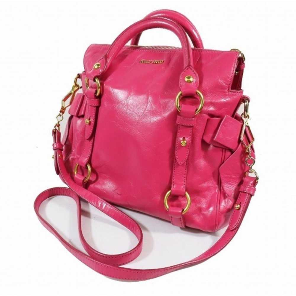 Miu Miu Bow bag leather handbag - image 3