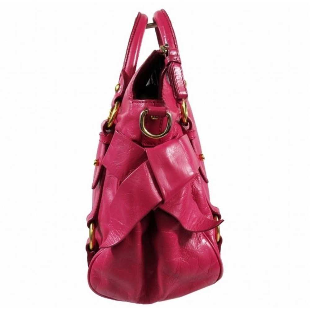 Miu Miu Bow bag leather handbag - image 4