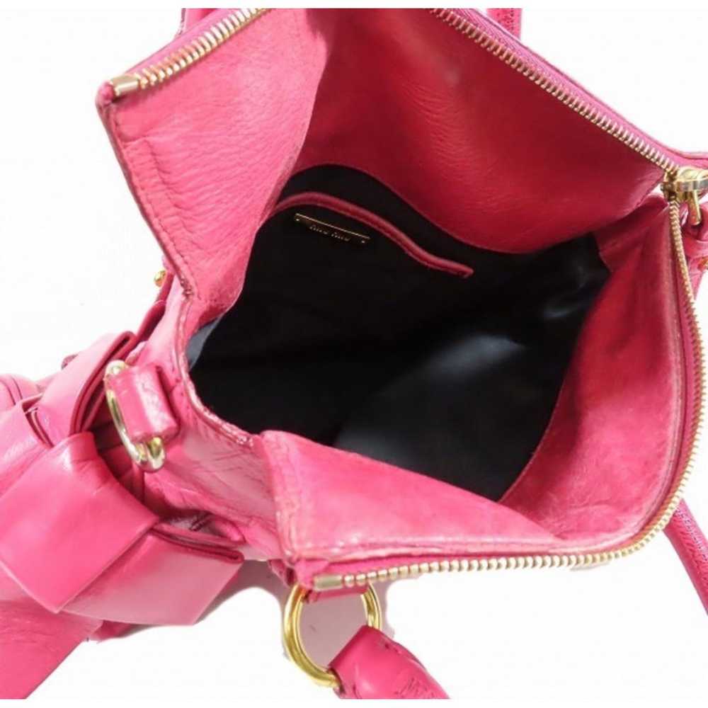 Miu Miu Bow bag leather handbag - image 7