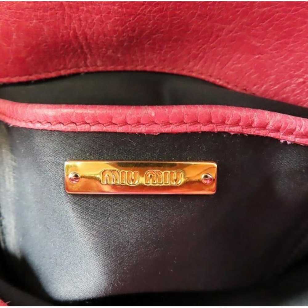 Miu Miu Bow bag leather handbag - image 8