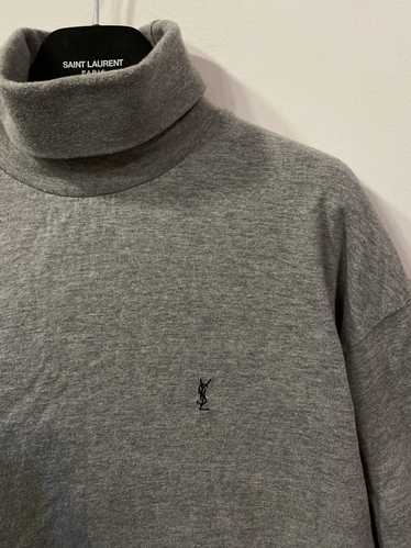 Vintage × Yves Saint Laurent 90’s Grey YSL Turtle… - image 1