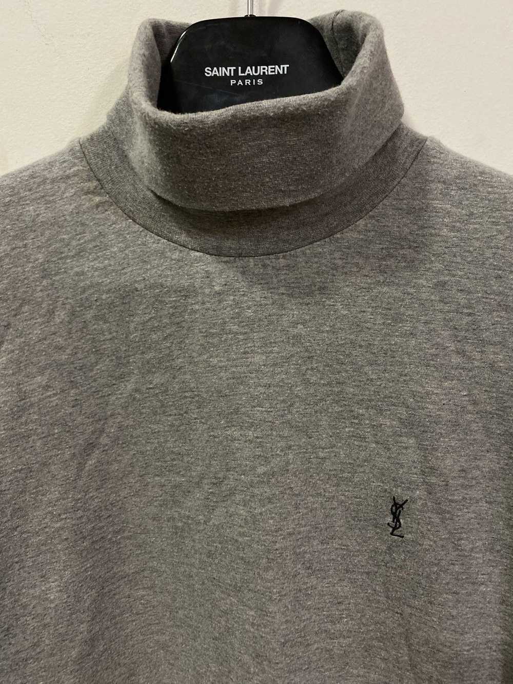 Vintage × Yves Saint Laurent 90’s Grey YSL Turtle… - image 6