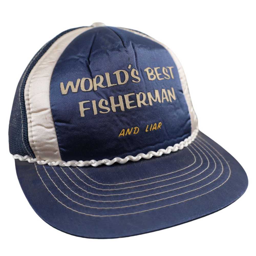 Vintage True Vintage Worlds Best Fisherman and Li… - image 2