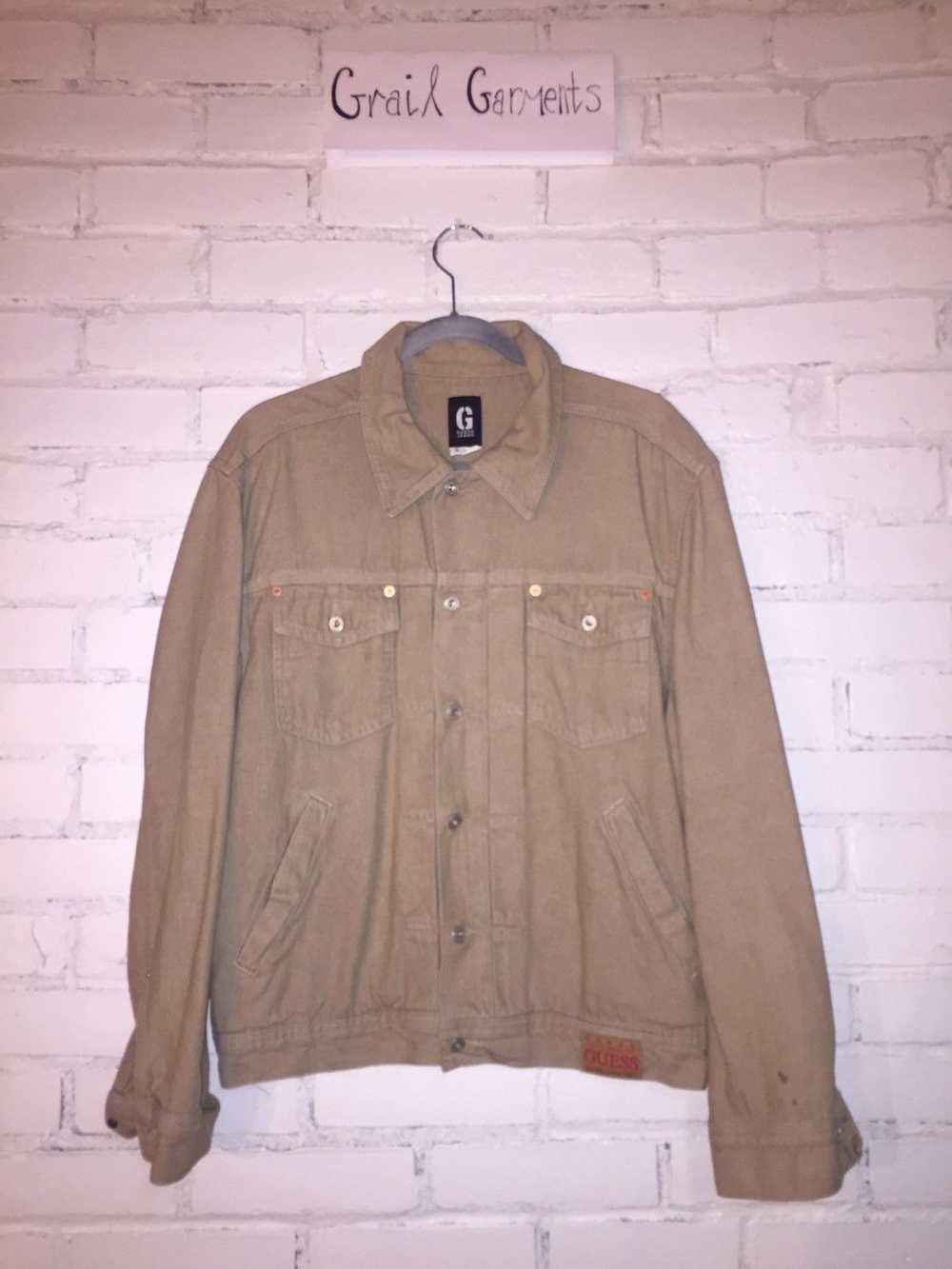 Guess Guess Khaki Denim Jacket - image 1