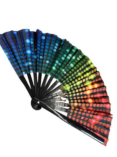 Freedom Rave Wear Rainbow Disco Fan - image 1