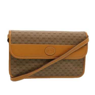 Gucci GUCCI Micro GG Supreme Shoulder Bag PVC Lea… - image 1