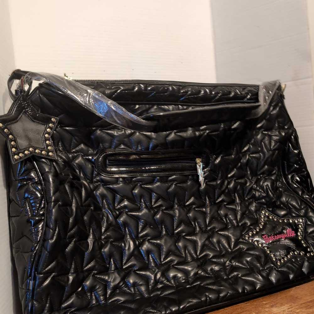 New Betseyville Black Padded Heart Quilted Two Pi… - image 4