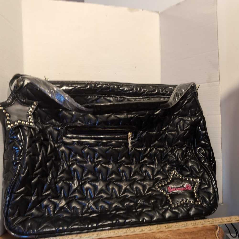 New Betseyville Black Padded Heart Quilted Two Pi… - image 6