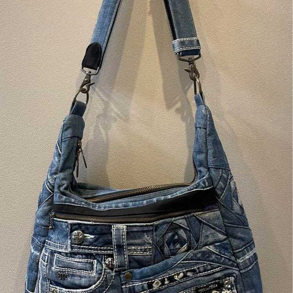 Remake denim shoulder bag - image 1