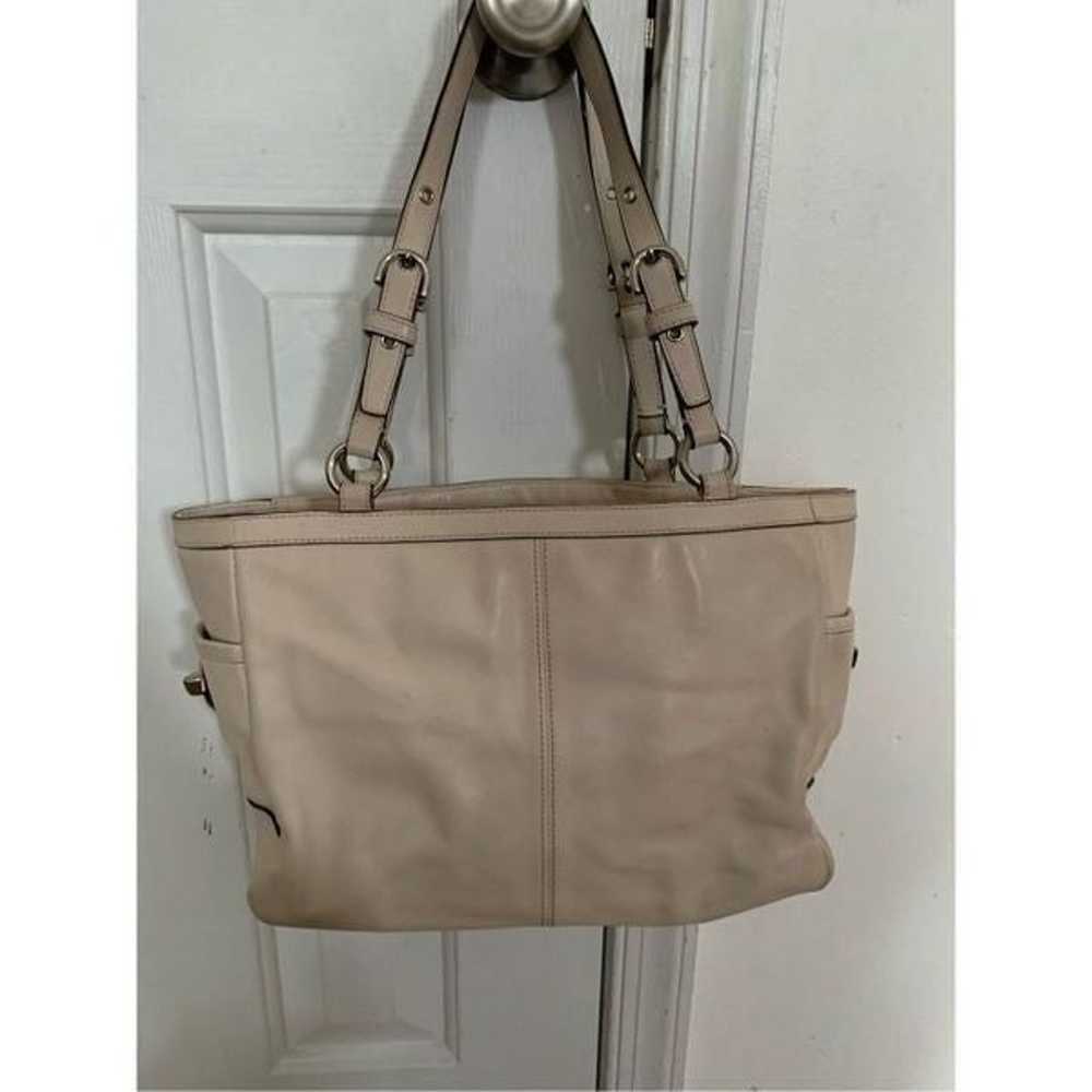 Coach off white or cream shoulder bag - image 2